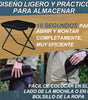 Asiento Portátil Plegable 2 en 1 con Bolso Integrado | Taburete Ligero de Acero al Carbono para Camping, Pesca y Senderismo | Silla de Viaje Compacta con Mochila de Almacenamiento | Tela Oxford Resistente