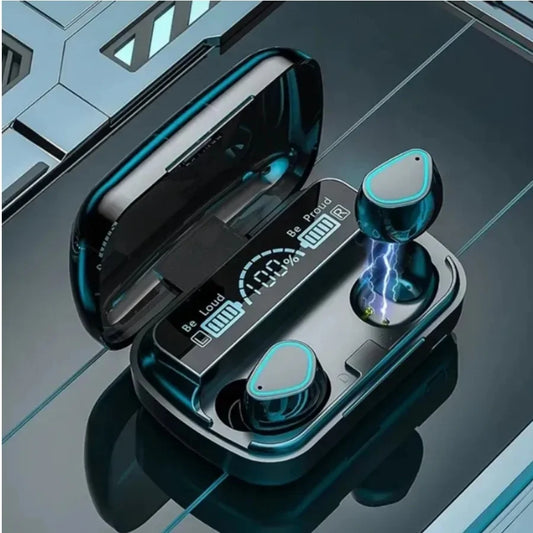 Audífonos Bluetooth M10 TWS Manos Libres | Bluetooth 5.1, Pantalla LED de Energía