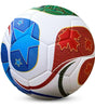 Combo Mundialista Nexiora | Balón de Fútbol No. 5 Medida Oficial + Llavero Réplica del Mundial de Regalo | Costuras Reforzadas de Alta Duración | Ideal para Entrenamiento, Partidos y Coleccionistas