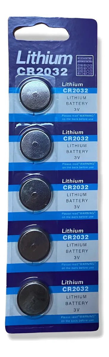Pila de Litio CR2032 3V | Alta Duración para Controles, Relojes y Placas Madre
