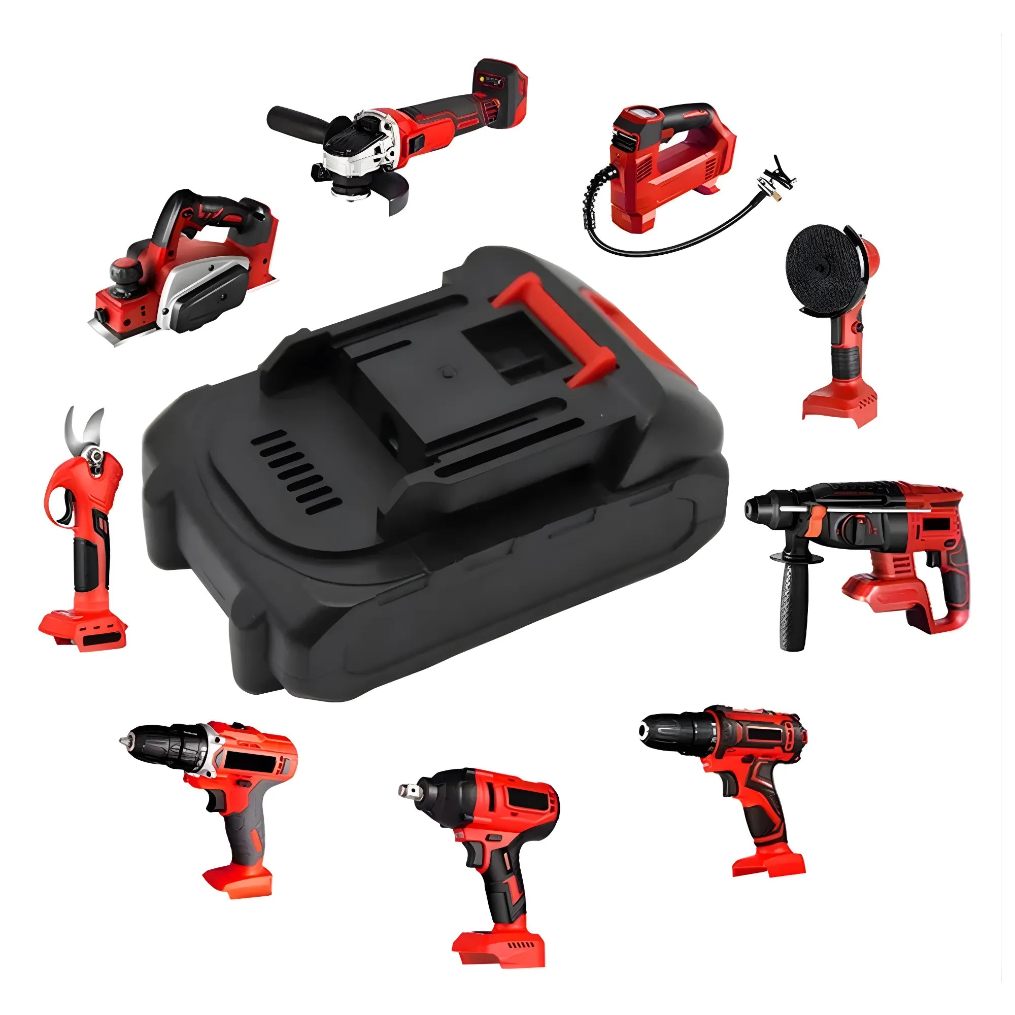 Batería de Repuesto 21V 3000mAh para Taladros, Podadoras y Motosierras | Batería de Litio de Alta Capacidad y Larga Duración | Compatible con Herramientas Eléctricas