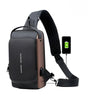 Bolso Antirrobo Impermeable Nexiora | Bandolera Cruzada con Candado de Combinación de 3 Dígitos | Puerto de Carga USB y Tira Reflectante | Tela Oxford de Alta Calidad | Ideal para iPad, Viajes, Trabajo y Escuela