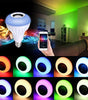 Bombillo LED RGB con Parlante Bluetooth | Luz Multicolor, Control Remoto y Sonido Integrado Base E27