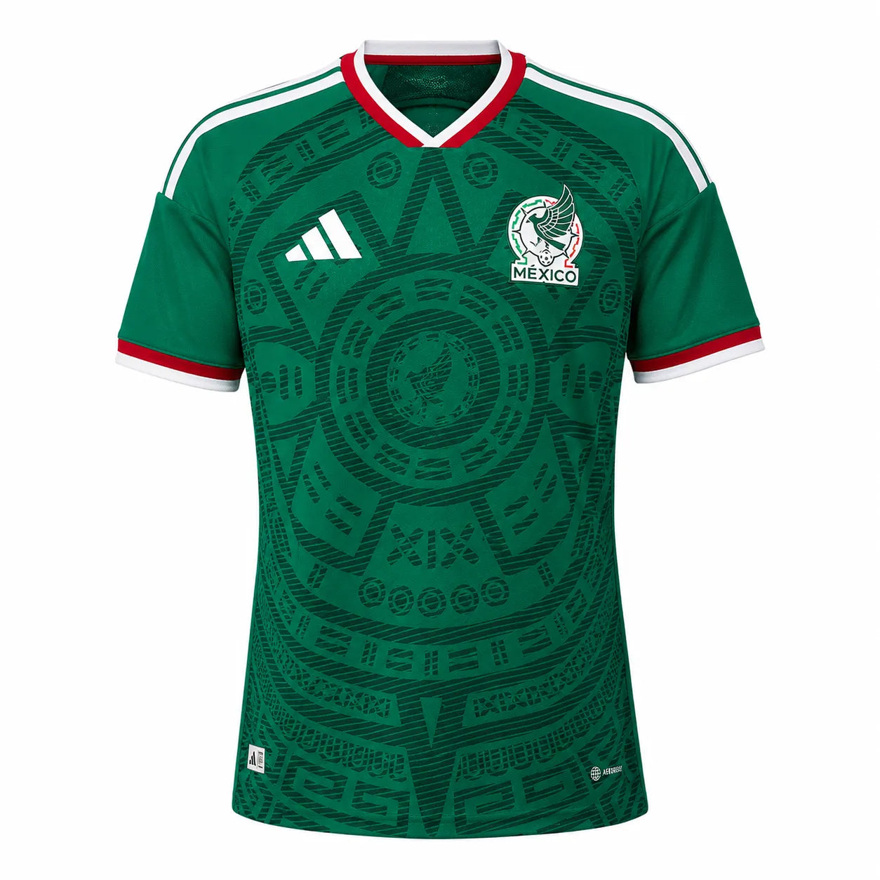 Jersey Oficial de la Selección Mexicana Mundial 2026 Nexiora | Camiseta Local Authentic Home Jersey | 100% Poliéster Transpirable | Cuello Crew Manga Corta | Modelo JL8540 para Adulto