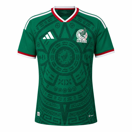 Jersey Oficial de la Selección Mexicana Mundial 2026 Nexiora | Camiseta Local Authentic Home Jersey | 100% Poliéster Transpirable | Cuello Crew Manga Corta | Modelo JL8540 para Adulto