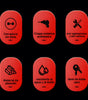 Candado de Alarma para Motocicleta y Scooter | Bloqueo de Freno de Disco Antirrobo 110dB | Fabricado en Aleación de Aluminio Impermeable | Sensor de Vibración de Alta Sensibilidad | Universal para Moto y Bicicleta