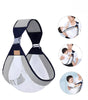 Portabebés Ergonómico Cangurera con Asiento para Cadera | Soporte Transpirable para Recién Nacidos y Niños hasta 60 Lbs | Material de Algodón y Malla