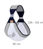 Portabebés Ergonómico Cangurera con Asiento para Cadera | Soporte Transpirable para Recién Nacidos y Niños hasta 60 Lbs | Material de Algodón y Malla