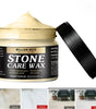 Cera para Pulir Piedra y Azulejos 100g | Stone Care Wax para Mármol, Granito y Cuarzo | Limpiador Abrillantador con Capa Impermeable
