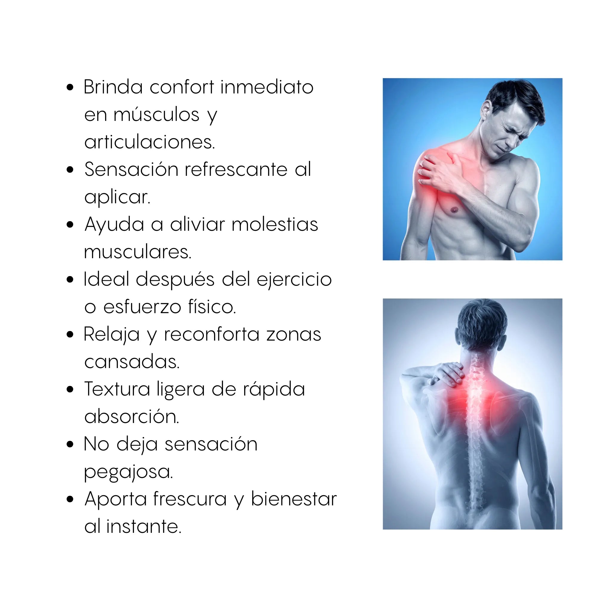 CHILLFLEX Gel Calmante con Mentol y Árnica | Alivio Refrescante para Músculos y Articulaciones, Absorción Rápida (100g)