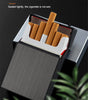 Cigarrera de Aluminio con Encendedor Integrado | Capacidad para 20 Cigarrillos, Cierre Magnético y Diseño Anti-Impacto