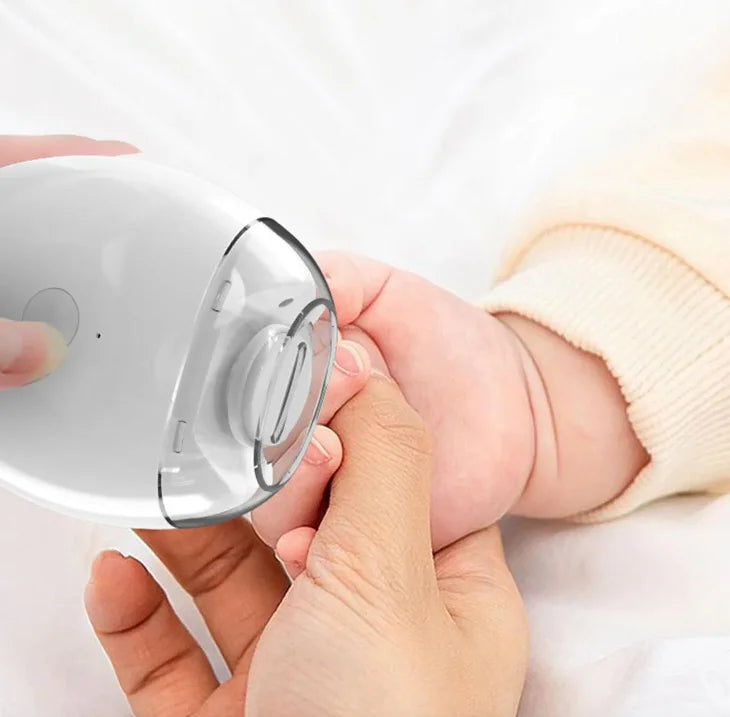 Cortaúñas Eléctrico Automático Recargable | Pulidor Silencioso y Seguro para Bebés, Niños y Adultos