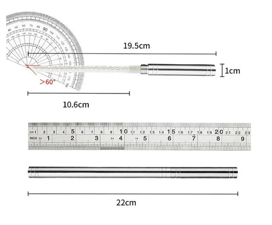 Cuchillo Delgado Estilo Japonés | Portátil para Cocina y Exteriores, Acero Inoxidable con Bloqueo de Seguridad
