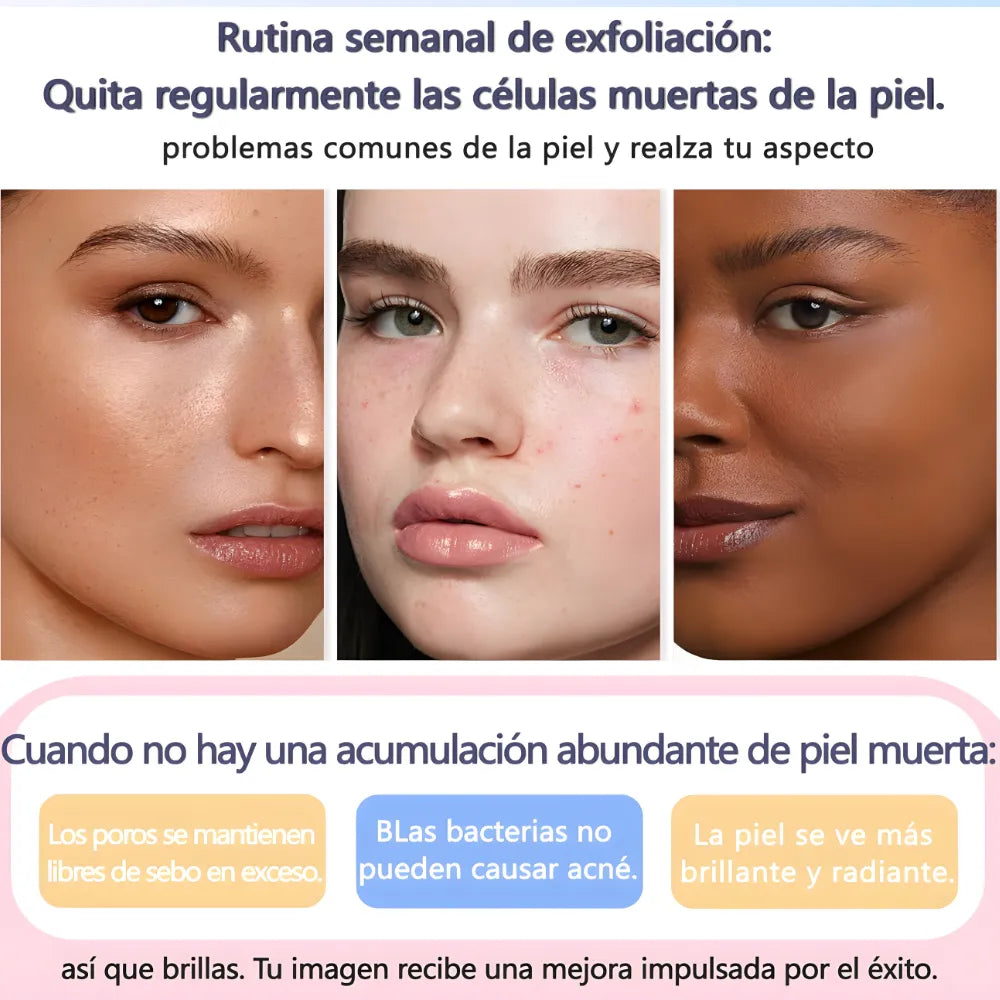 Gel Exfoliante Facial QUARXERY 50g | Limpiador Profundo con Nicotinamida para Poros, Puntos Negros y Luminosidad | Inspirado en K-Beauty