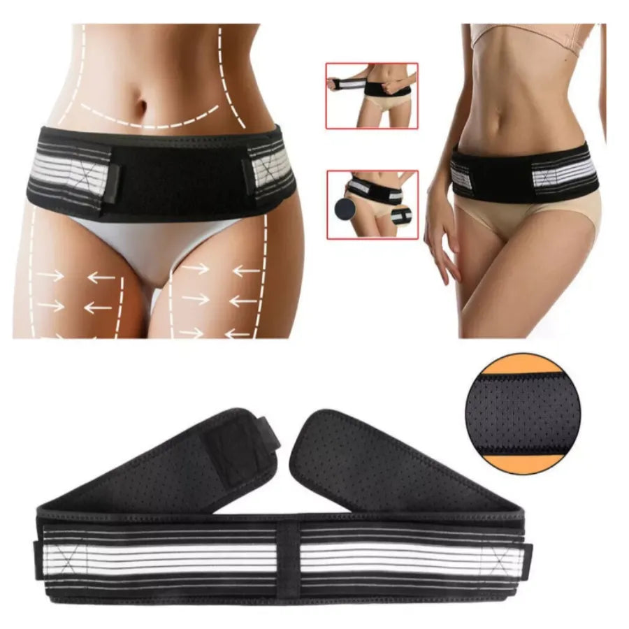 Faja Cinturilla Premium Abdominal | Cinturón de Compresión Lumbar para Ciática y Hernias | Moldeador Reafirmante de Cintura | Soporte de Columna Dual