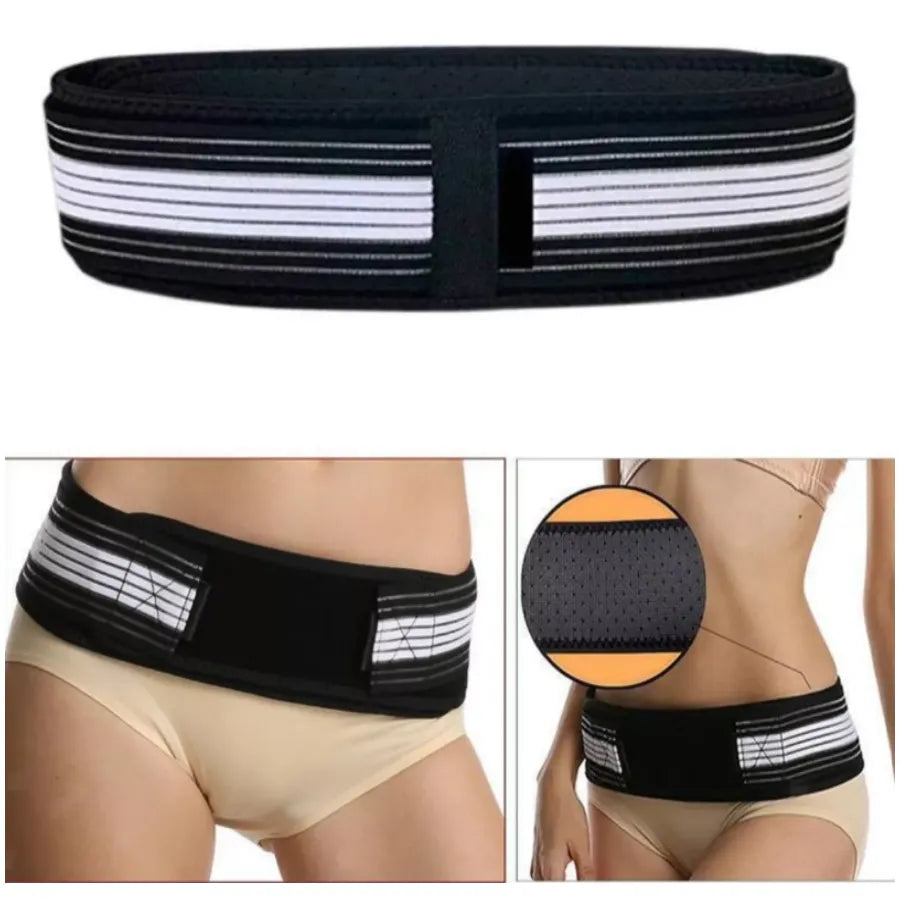 Faja Cinturilla Premium Abdominal | Cinturón de Compresión Lumbar para Ciática y Hernias | Moldeador Reafirmante de Cintura | Soporte de Columna Dual