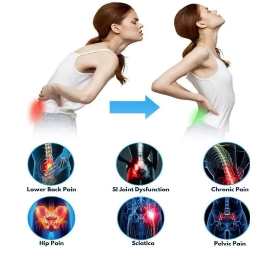 Faja Cinturilla Premium Abdominal | Cinturón de Compresión Lumbar para Ciática y Hernias | Moldeador Reafirmante de Cintura | Soporte de Columna Dual