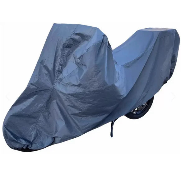 Funda Protectora para Moto Impermeable FU-MM | Diseño Universal 230cm, Resistente y de Fácil Instalación