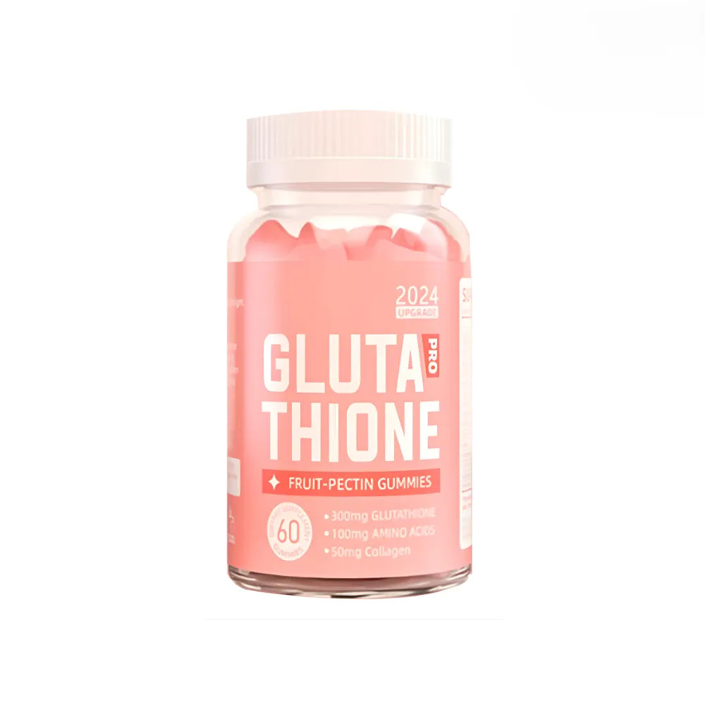 Gomitas de Glutatión Iluminadoras 60 Unidades | Antioxidante Potente para Piel Radiante y Joven | Reduce Manchas e Hiperpigmentación | Apoyo Natural a la Salud del Hígado | Suplemento Delicioso y Portátil