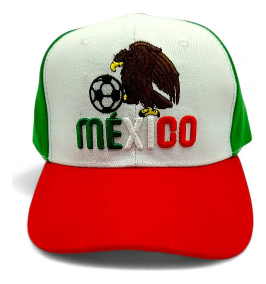 Gorra Mundialista México Fútbol 2026 Nexiora | Visera Curva Protección Solar | Accesorio Oficial de la Selección Mexicana | Alta Calidad y Ajustable | Diseño Urbano y Deportivo