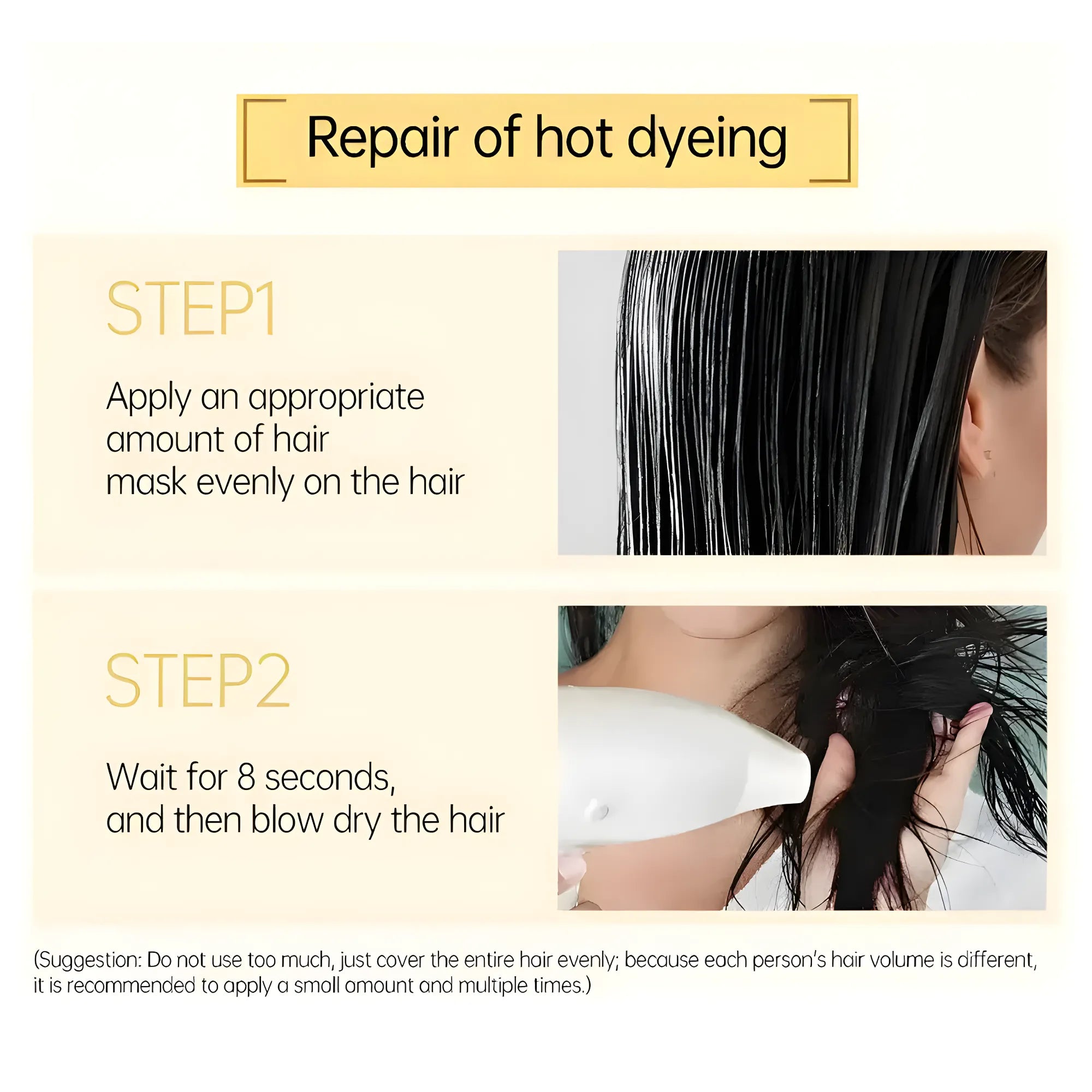 Mascarilla de Keratina Profesional "Adiós Esponjado" | Reparación Profunda en 8 Segundos | Con 15 Aminoácidos y Proteína Hidrolizada | Para Cabello Dañado y Teñido