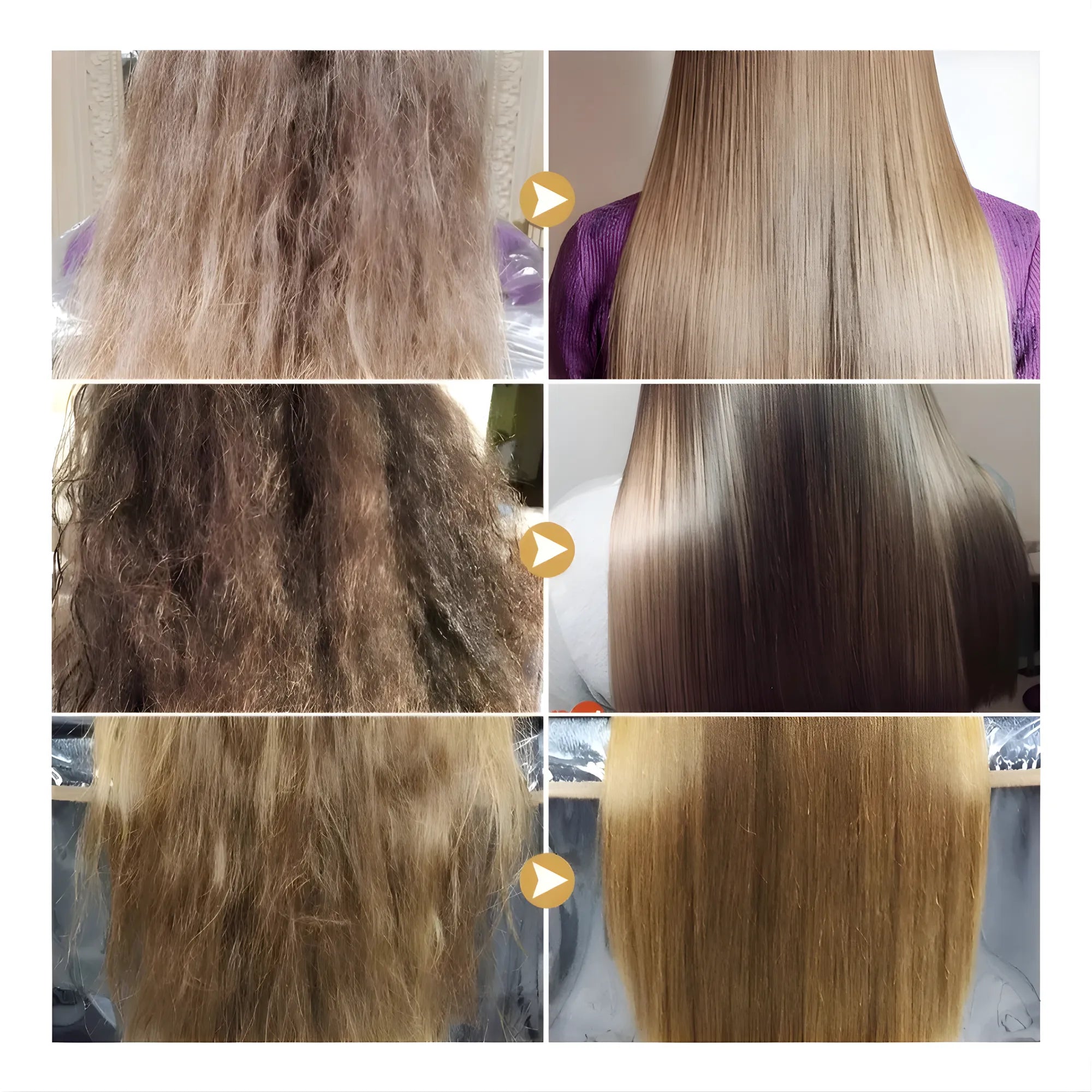 Mascarilla de Keratina Profesional "Adiós Esponjado" | Reparación Profunda en 8 Segundos | Con 15 Aminoácidos y Proteína Hidrolizada | Para Cabello Dañado y Teñido