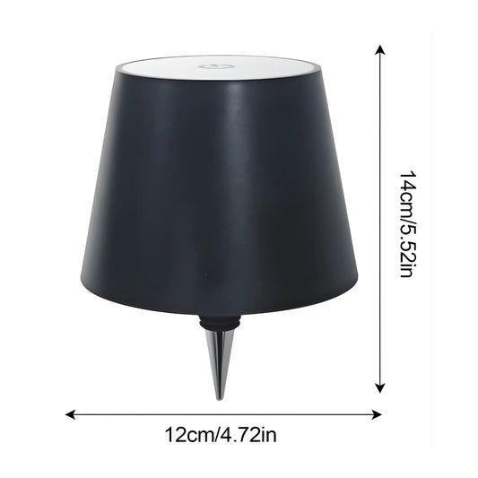 Lámpara de Botella Inalámbrica LED Recargable | Adaptador Universal para Botellas de Vino y Licores | Control Táctil Dimmer y 3 Modos de Luz | Impermeable IP54 para Interior y Exterior