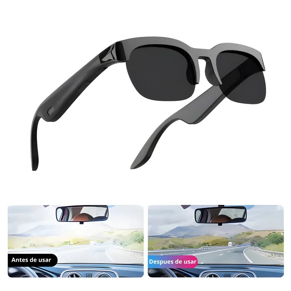 Lentes Inteligentes Bluetooth XG-89 Manos Libres | Gafas Smart con Audio HD y Micrófono Integrado | Versión BT 6.0 para Llamadas y Música | Diseño Elegante y Ergonómico