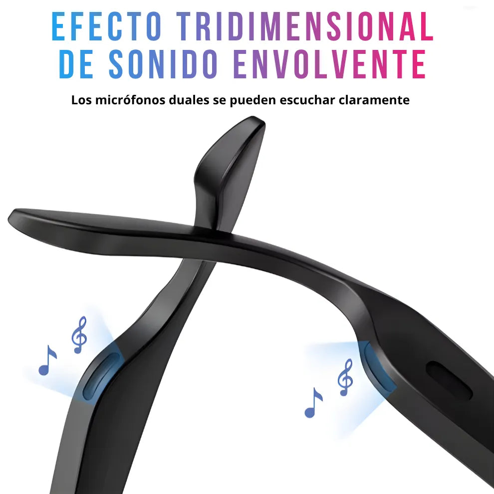Lentes Inteligentes Bluetooth XG-89 Manos Libres | Gafas Smart con Audio HD y Micrófono Integrado | Versión BT 6.0 para Llamadas y Música | Diseño Elegante y Ergonómico