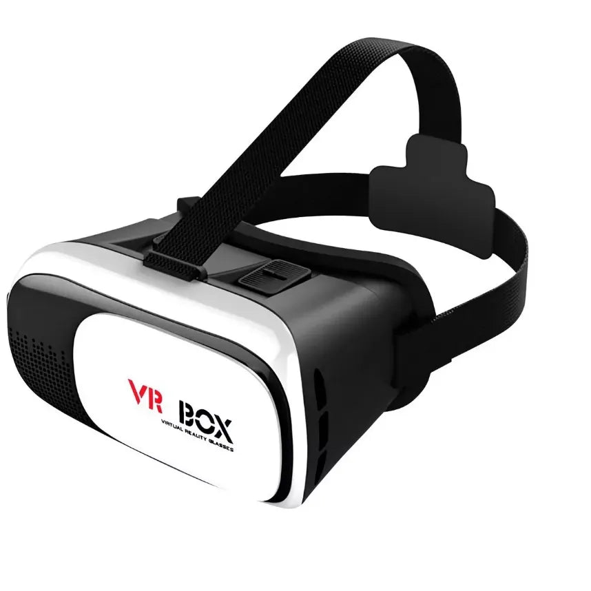 Lentes VR Box de Realidad Virtual 3D | Visión Inmersiva para iOS y Android, Lentes Ajustables y Ventana para Realidad Aumentada