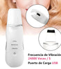 Limpiador Facial Ultrasónico Pro | Espátula de Peeling para Puntos Negros y Limpieza de Poros | Tecnología 24K Hz | Regenerador de Colágeno Recargable
