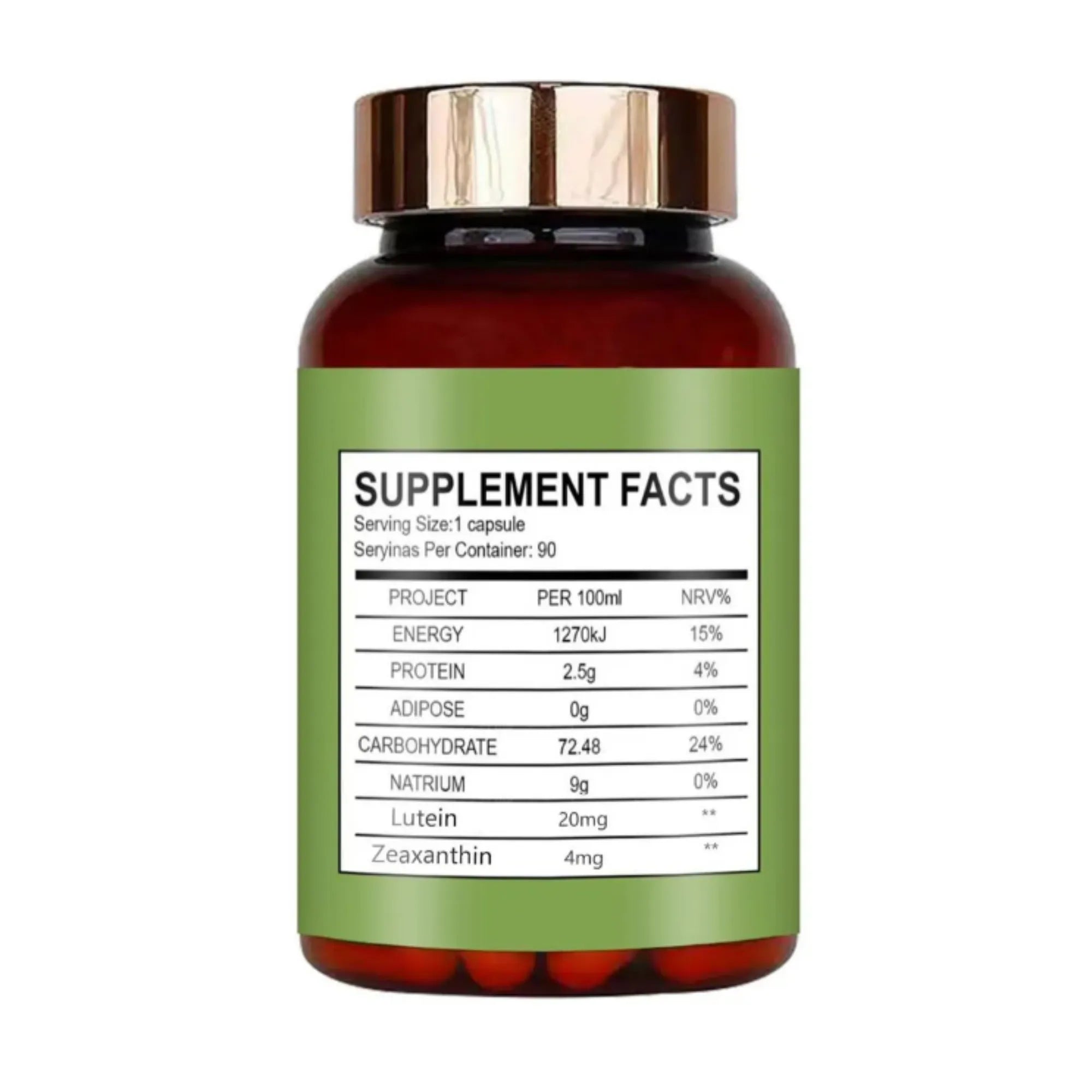 Suplemento de Luteína y Zeaxantina 90 Cápsulas | Vitaminas Oculares C, E y Zinc | Protección contra Luz Azul y Fatiga Ocular por Pantallas | Apoyo Antioxidante para Ojos Secos y Salud Visual