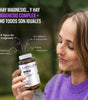 Magnesio Complex + Gummy Life 60 Cápsulas | Fórmula Avanzada de 5 Fuentes de Magnesio con Vitaminas B y C | Citrato, Glicinato y L-Treonato | Soporte para Sistema Nervioso, Energía y Músculos | 1,000 mg por Cápsula