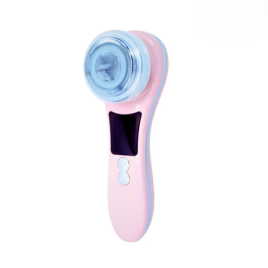 Masajeador Facial Rejuvenecedor de Fotón Nexiora | Dispositivo de Terapia de Luz LED Roja y Azul con Masaje Térmico 45°C | Tratamiento Anti-Arrugas, Lifting y Estimulador de Colágeno | Cuidado Facial Portátil y Ergonómico