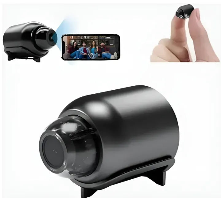 Mini Cámara Espía Wi-Fi Full HD 1080p | Micro Cámara Oculta de Seguridad para Hogar, Oficina y Vehículos | Grabación Discreta y Portátil