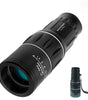 Telescopio Monocular de Bolsillo 16x52 | Visión Nítida de Largo Alcance y 22° de Campo | Resistente al Agua y Antideslizante | Ideal para Senderismo, Aves y Eventos