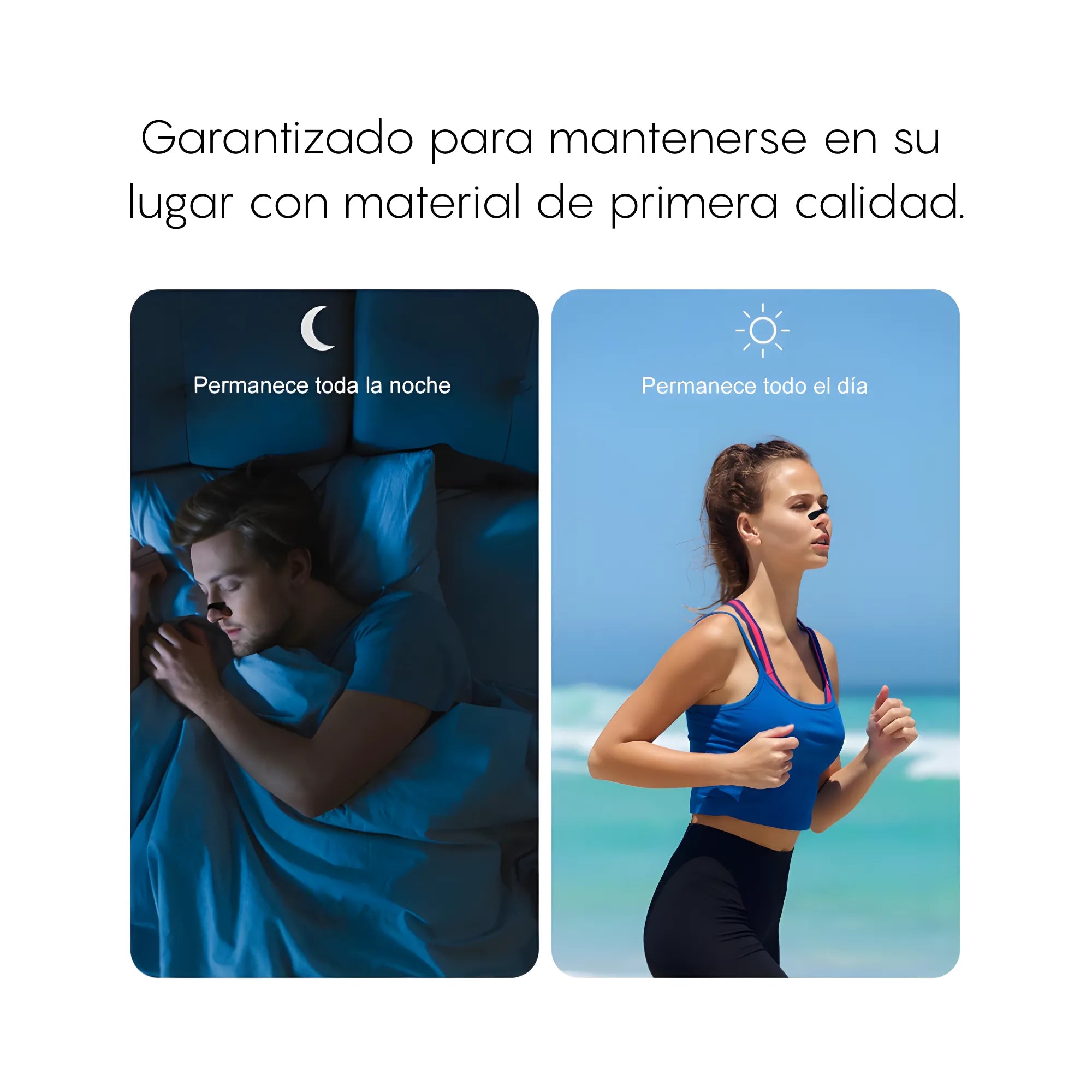 Kit de Dilatadores Nasales Magnéticos Antironquidos | Tiras para Mejora de Respiración y Rendimiento Deportivo | Silicona Médica Reutilizable