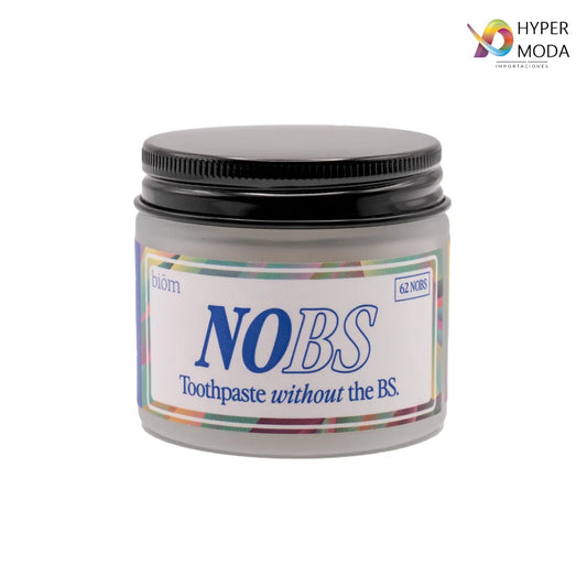 Tabletas de Pasta Dental Nobs x62 | Minerales Remineralizantes, Sin Flúor, Sabor Menta y Formato de Viaje Eco-Friendly