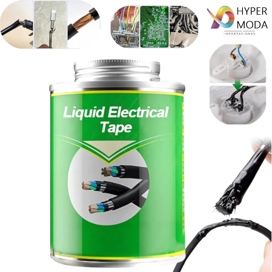 Cinta Eléctrica Líquida Aislante | Sellador Flexible y Resistente al Calor para Cables y Conexiones | Protección Dieléctrica Profesional