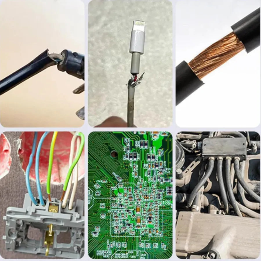 Cinta Eléctrica Líquida Aislante | Sellador Flexible y Resistente al Calor para Cables y Conexiones | Protección Dieléctrica Profesional