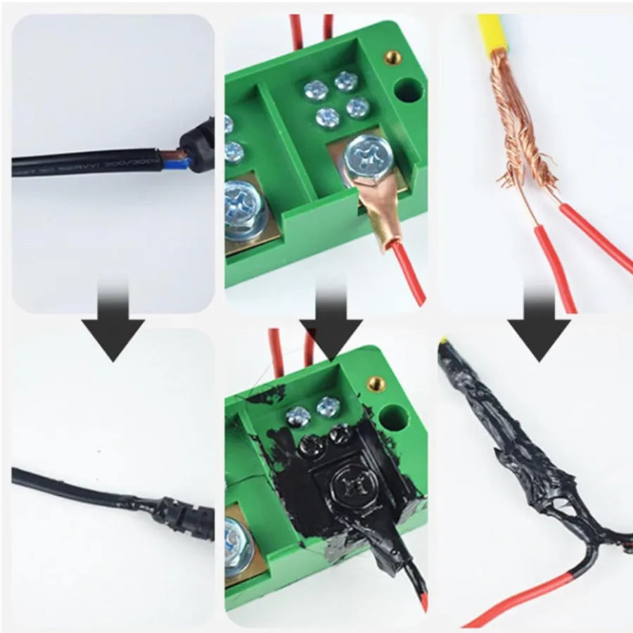 Cinta Eléctrica Líquida Aislante | Sellador Flexible y Resistente al Calor para Cables y Conexiones | Protección Dieléctrica Profesional