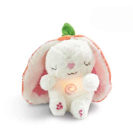 Peluche Conejo De Respiración Antiestrés Nexiora | Reversible 2 en 1 Zanahoria Almohada | 28cm Felpa Suave Relajación Ansiedad | Regalo Terapéutico
