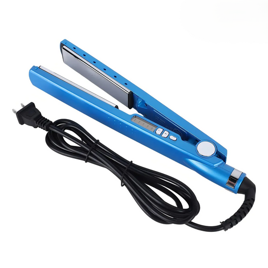 Plancha Alaciadora de Titanium Profesional Nexiora | Temperatura hasta 450°F | Placas de Calentamiento Rápido | Alaciado Perfecto en una Sola Pasada | Cable Giratorio 360° | Diseño Ergonómico y Resistente
