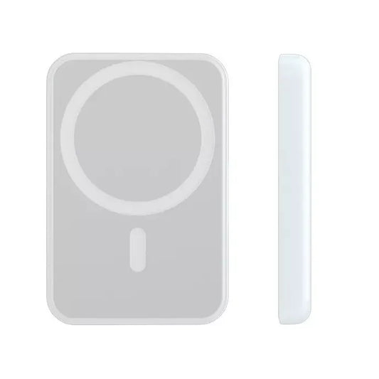Powerbank MagSafe 5000mAh para iPhone 12/13/14/15 | Cargador Portátil Inalámbrico de Carga Rápida 18W | Batería Magnética con Pantalla LED y Protección Inteligente