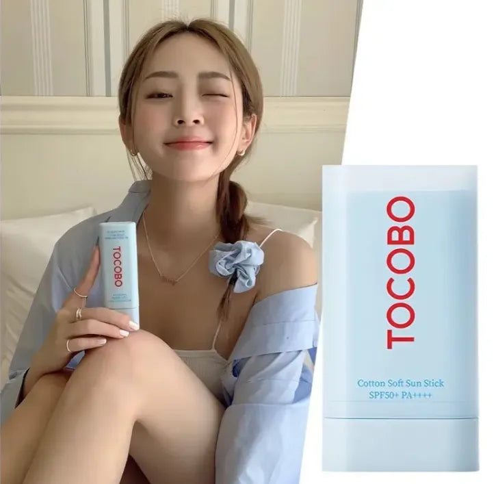 Protector Solar en Barra Tocobo SPF50+ PA++++ | Acabado Mate Sedoso y No Pegajoso | Sun Stick Vegano de Alta Portabilidad 19g | Tecnología Coreana K-Beauty Original | Protección UV Avanzada Nexiora
