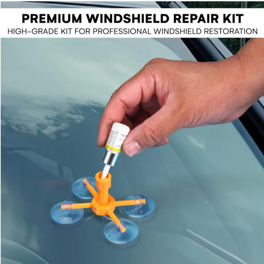 Kit Reparador de Parabrisas y Cristales de Auto | Resina de Reparación Invisible para Vidrio Laminado | Solución Antigrietas Profesional