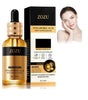Serum Hidratante Gold 24k y Colágeno | Rejuvenecedor Facial con Ácido Hialurónico, Nutrición Profunda y Efecto Firmeza