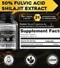 Suplemento Shilajit Himalaya 60 Cápsulas | Resina de Shilajit Puro de Alta Potencia | Refuerzo Cerebral y Claridad Mental | Aumenta tu Energía y Vitalidad | Suplemento Orgánico para el Sistema Inmunológico