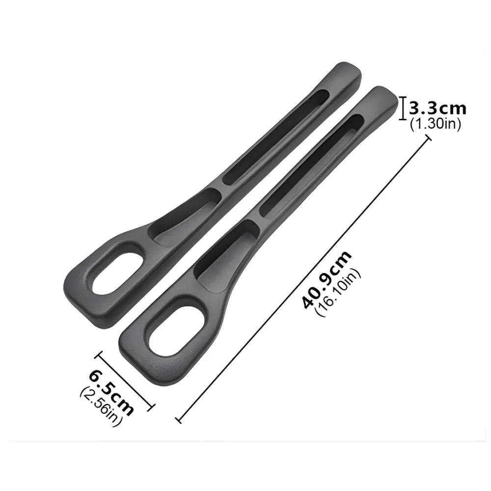 Kit x2 Rellenos para Hueco de Asiento de Carro | Organizador Anti-Caída Universal | Bloqueador de Espacios para Celular, Llaves y Monedas | Negro Elegante