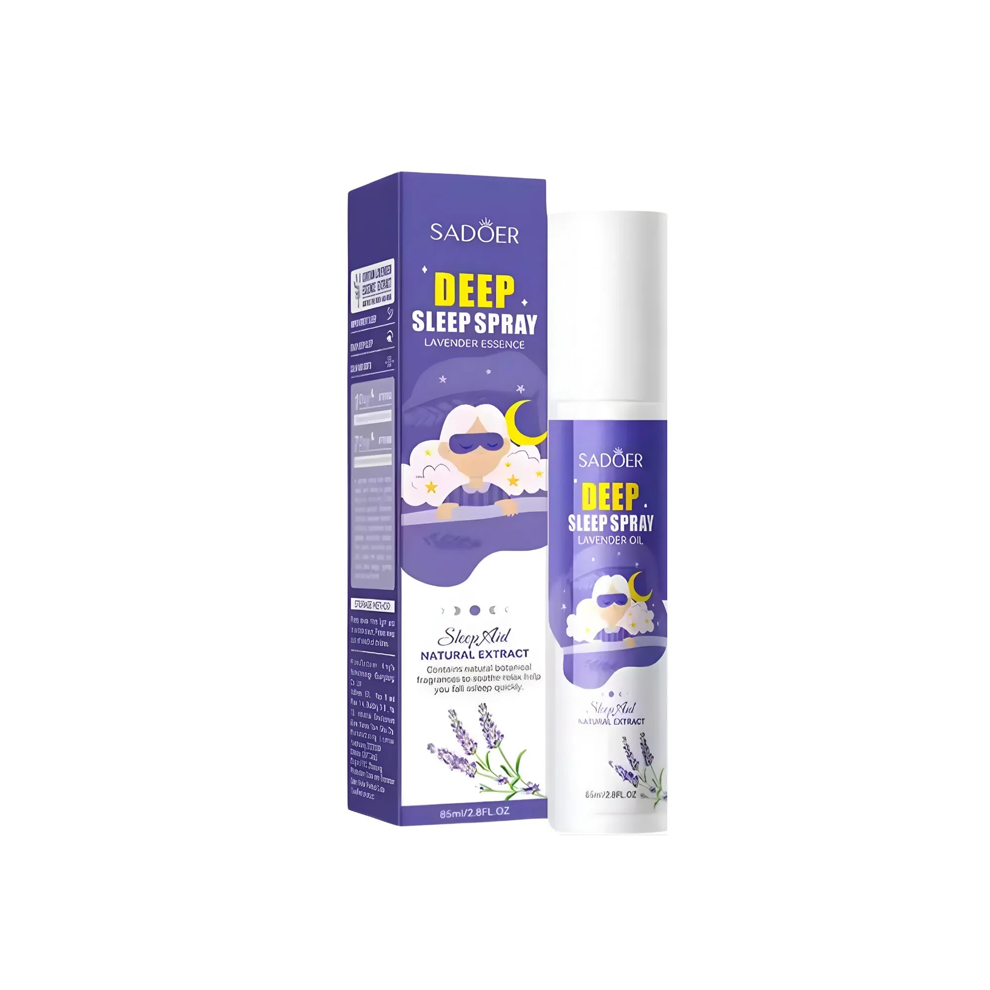 Aceite Esencial Sleep Ball Roll-On | Relajante Antiestrés, Auxiliar para Sueño Profundo y Alivio de Ansiedad 8.5cm